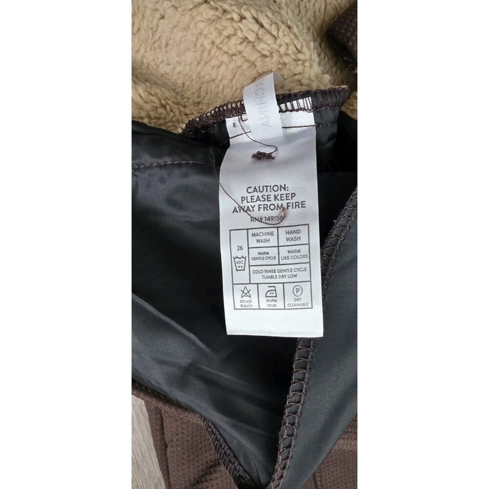 Nomad Sherpa Lined Shacket Men’s M Brown Button Front Shirt Jacket‎ - Picture 6 of 14